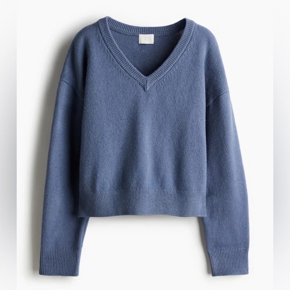 H&M Wool Blend V Neck Sweater